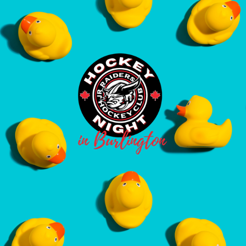 Hockey Night in Burlington: Chuck - A - Duck 50/50 Fundraising